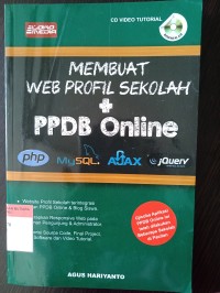 Membuat web profil sekolah + ppdb online
