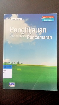 Penghijauan untuk mengurangi pencemaran