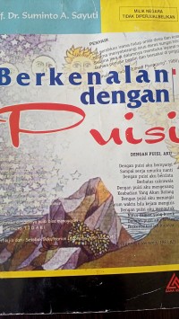 Berkenalan dengan puisi