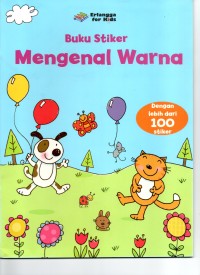 Buku stiker mengenal warna