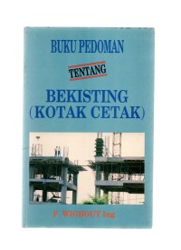 Buku pedoman tentang bekisting (kotak cetak)
