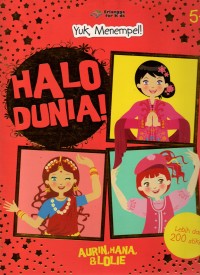 Yuk menempel! halo dunia