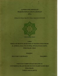 Laporan pelaksanaan praktik pengalaman lapangan (PPL): mahasiswa strata satu (S1) tahun akademik 2019/2020